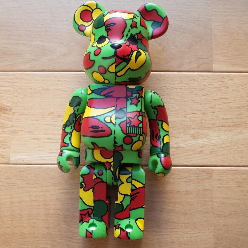 ベアブリック☆エイプ☆サイケ☆スターカモ☆400%