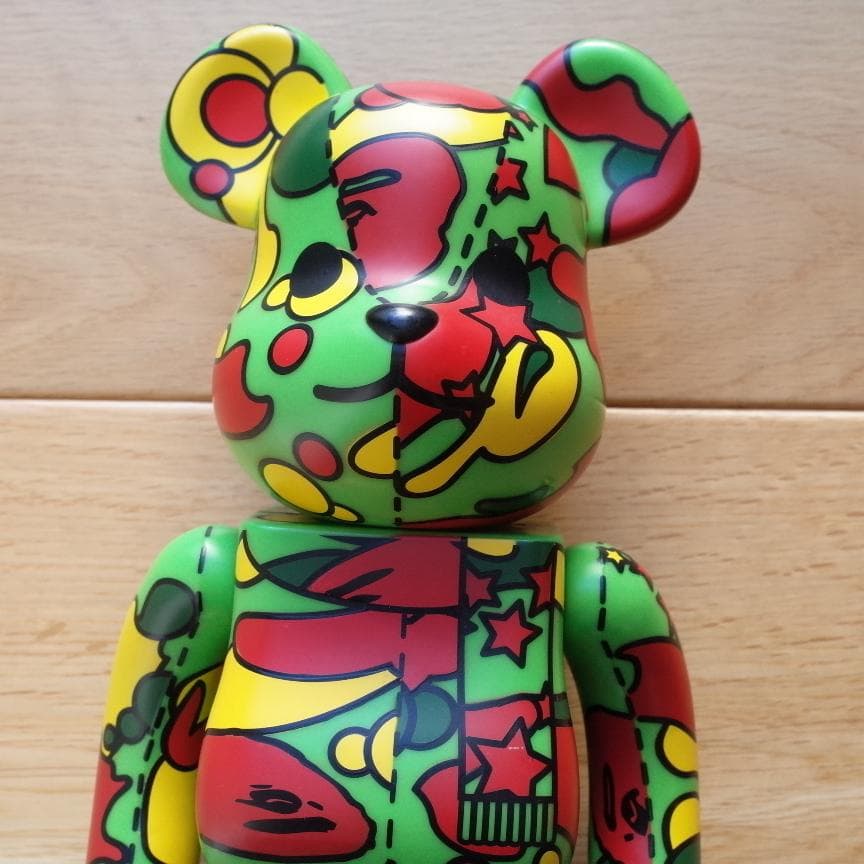 ベアブリック☆エイプ☆サイケ☆スターカモ☆400%