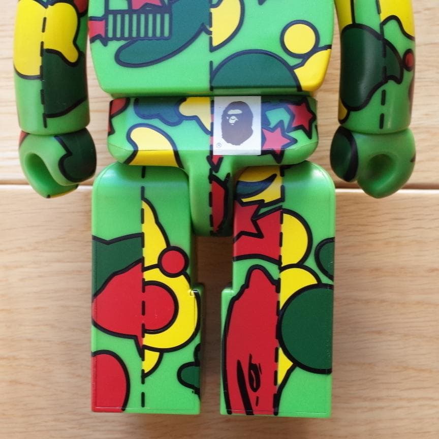 ベアブリック☆エイプ☆サイケ☆スターカモ☆400%