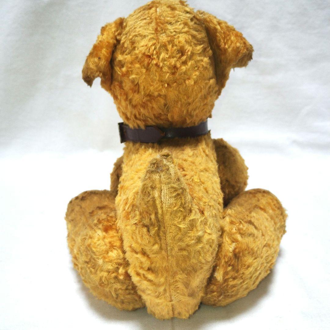 【アンティーク】茶色の小犬のぬいぐるみ　ヴィンテージ レトロ