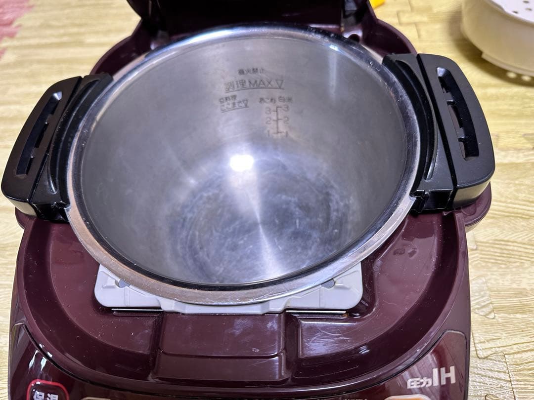 自動圧力IH鍋 可変圧力 象印 EL-MB30 煮込み自慢 ボルドー