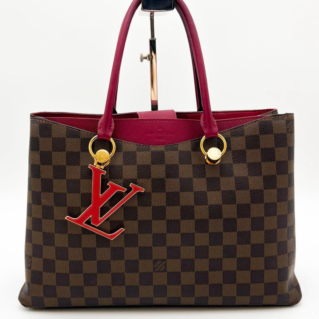 ルイヴィトン ダミエ エベヌ リバーサイド リドゥヴァン ハンドバッグ 肩掛け