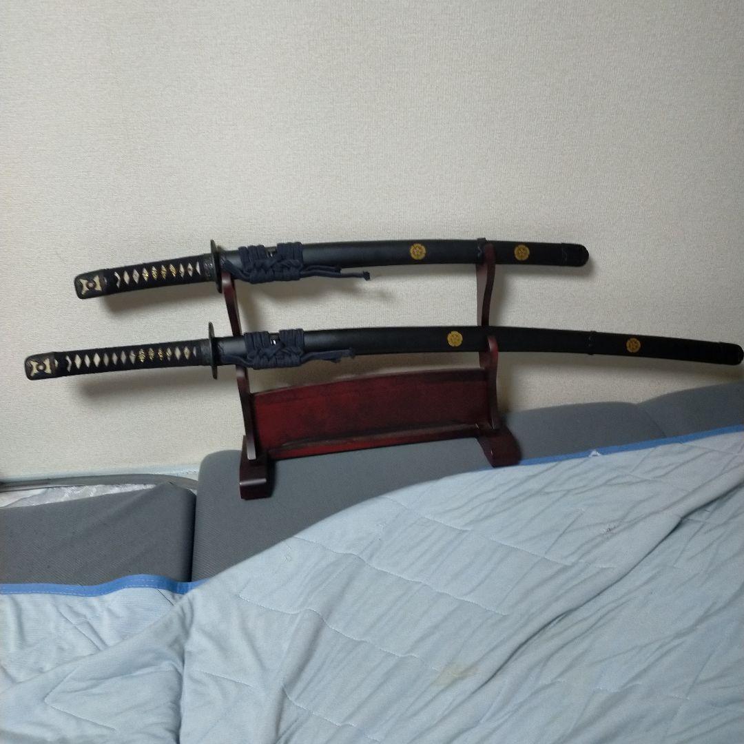 居合刀　模造刀　日本刀　織田木瓜紋本　織田信長　刀剣　鮫皮　鉄鍔