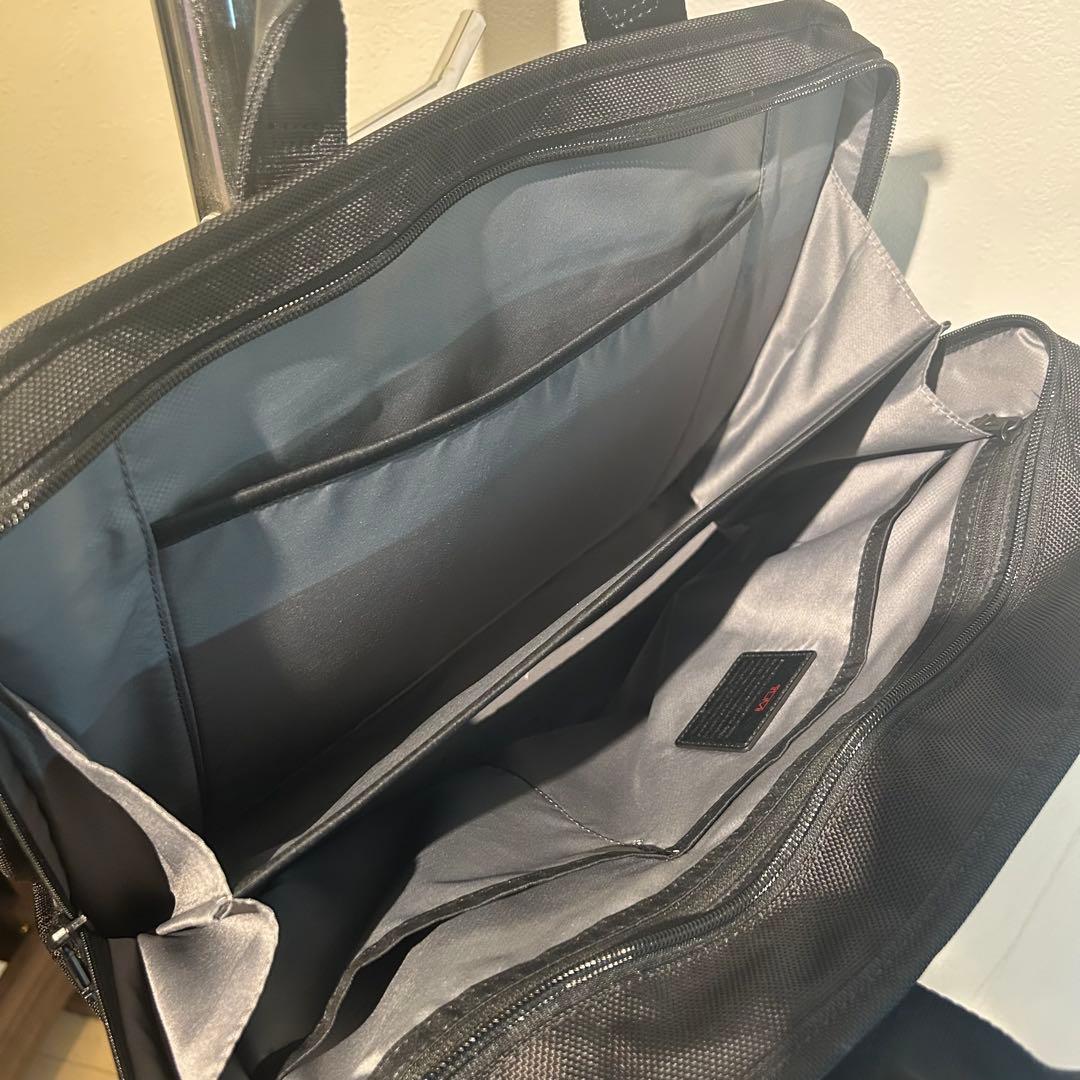 TUMI organizer portfolio brief ブラック