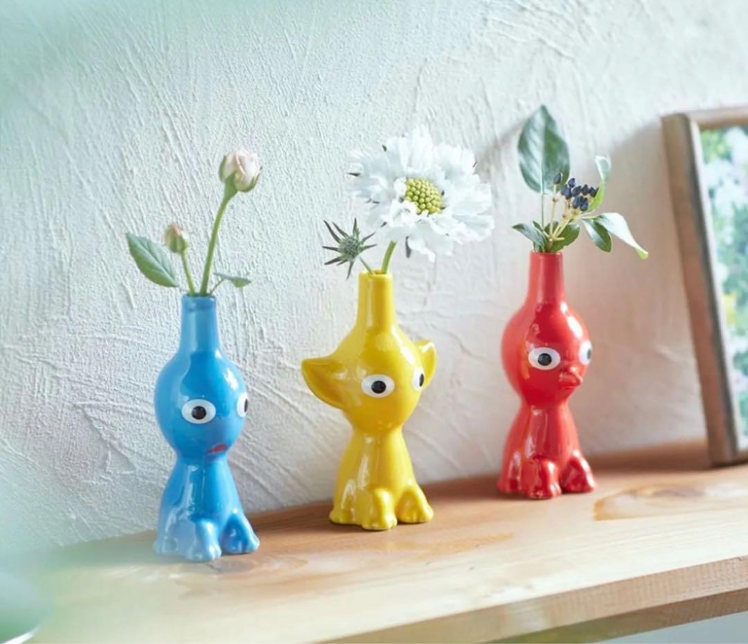 黄ピクミン 一輪挿し