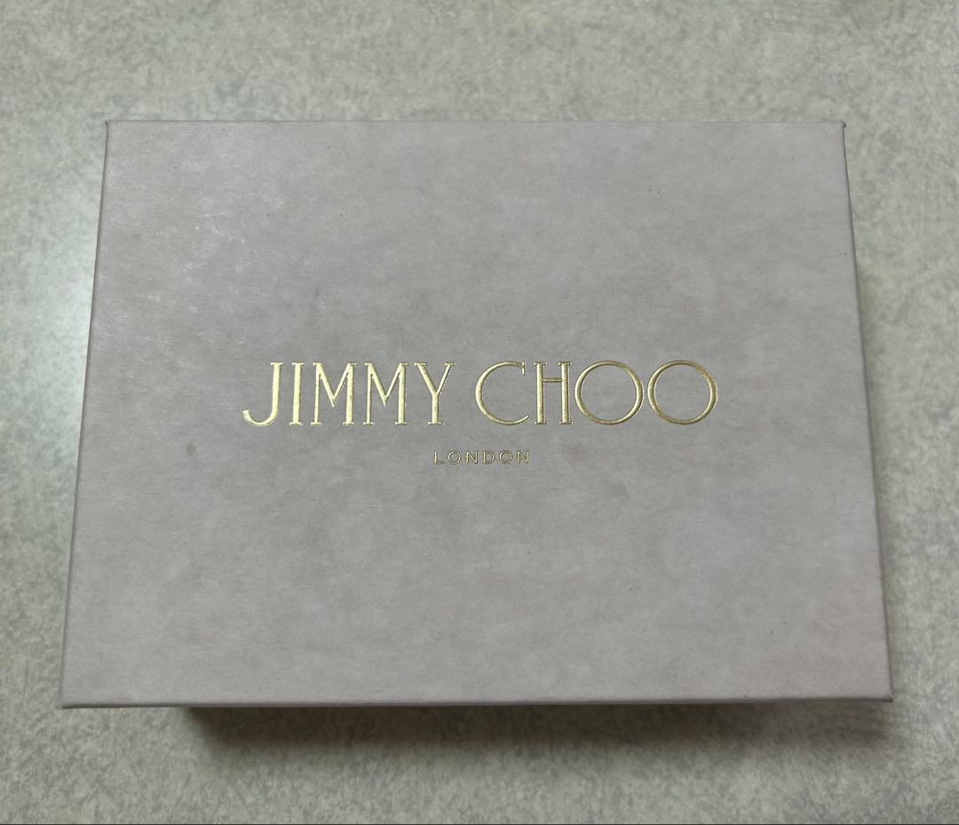 JIMMY CHOO ピンク 星型スタッズ 二つ折り財布　正規品！