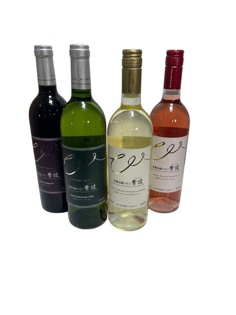 自園自醸ワイン紫波 ワイン4本セット（赤・白・リースリング・ロゼ）