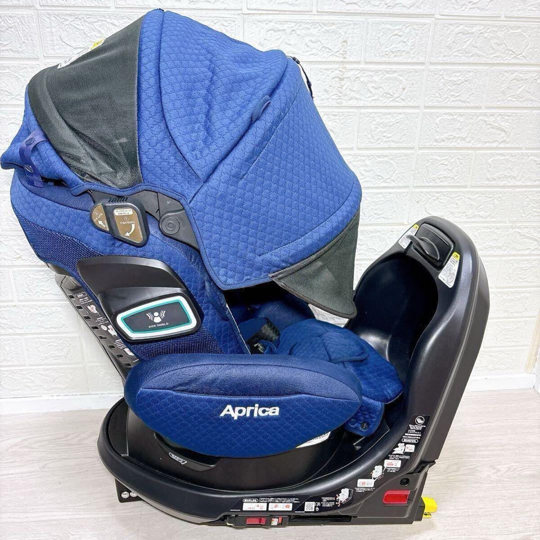 Aprica フラディアグロウISOFIX 360° safety ネイビー 青