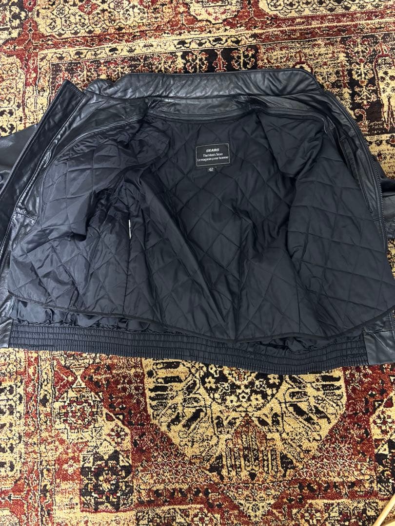 レザージャケット（着脱可能ライナー付） 古着 SEARS