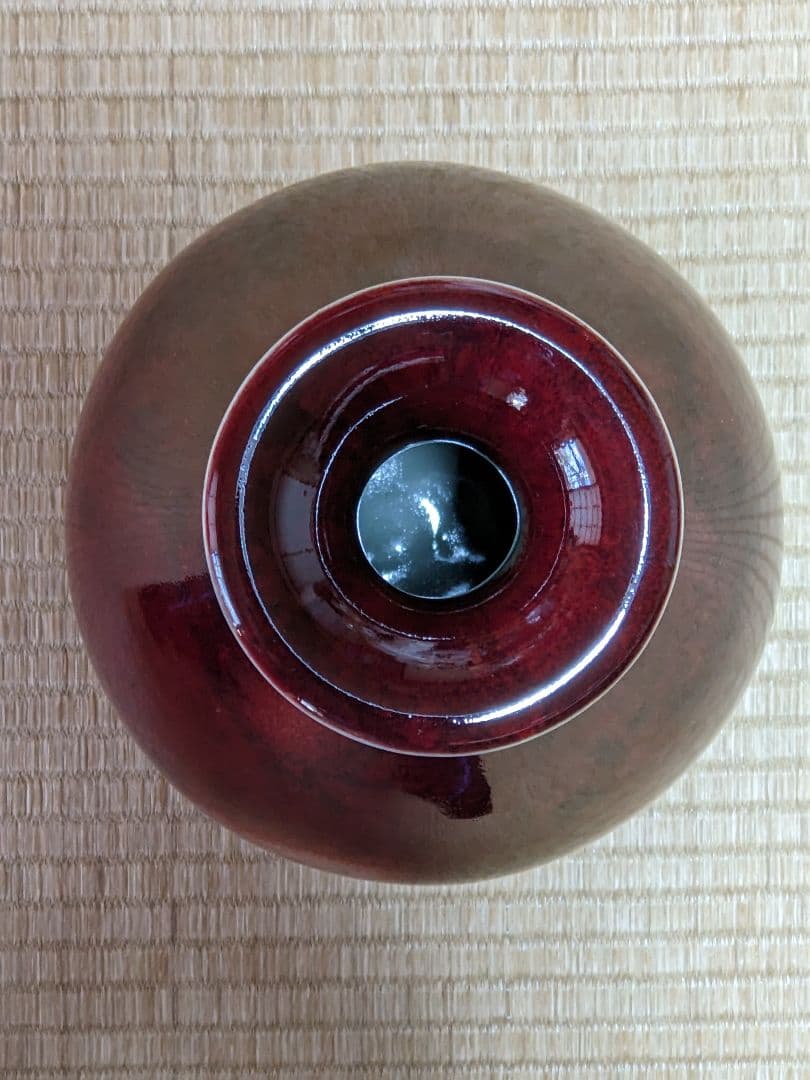 ♦中国陶磁 孔家鈞窯 花瓶 河南省 現代の鈞窯を代表する名門ブランド 美術品