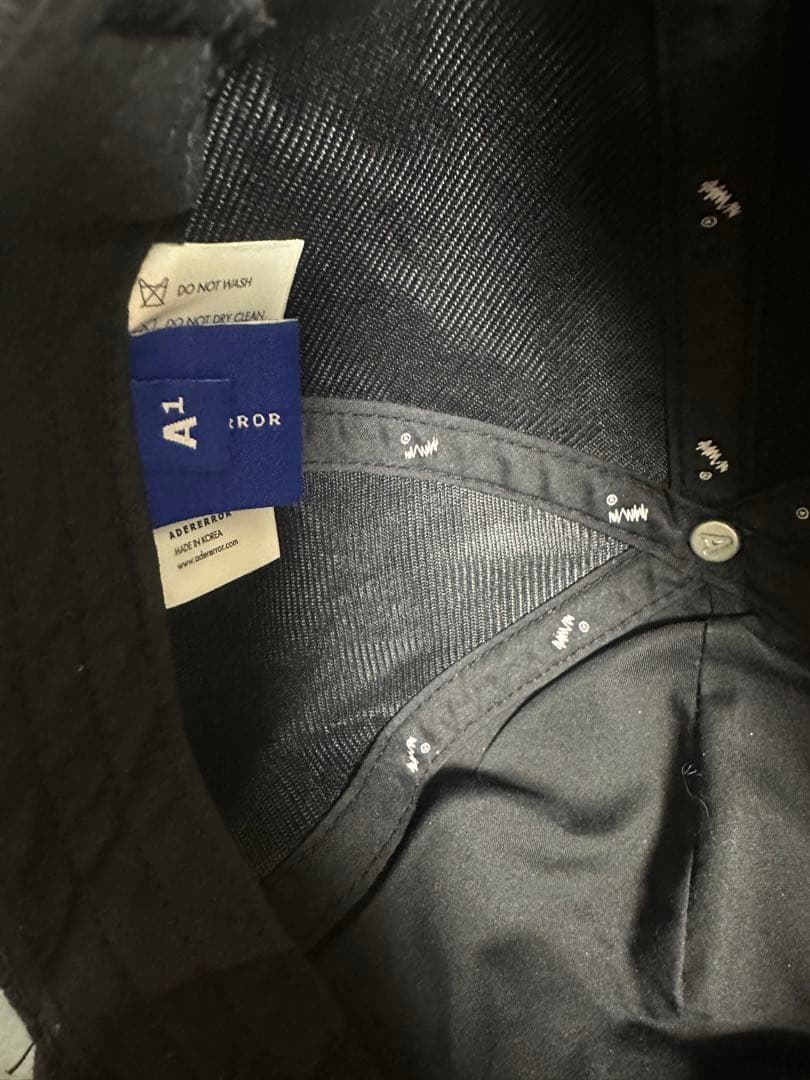 帽子 Ader Error Twin Heart Logo Cap Black