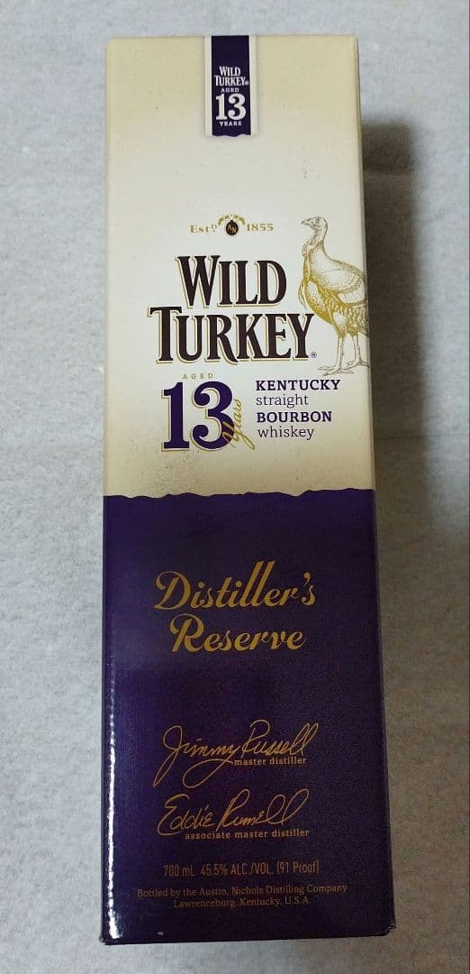 ponpao21　ワイルドターキー　13年　旧ボトル　バーボンウイスキー