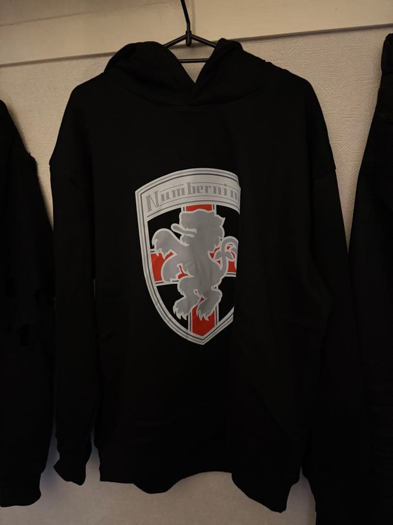 Numbernine ランブレッタエンブレム パーカー