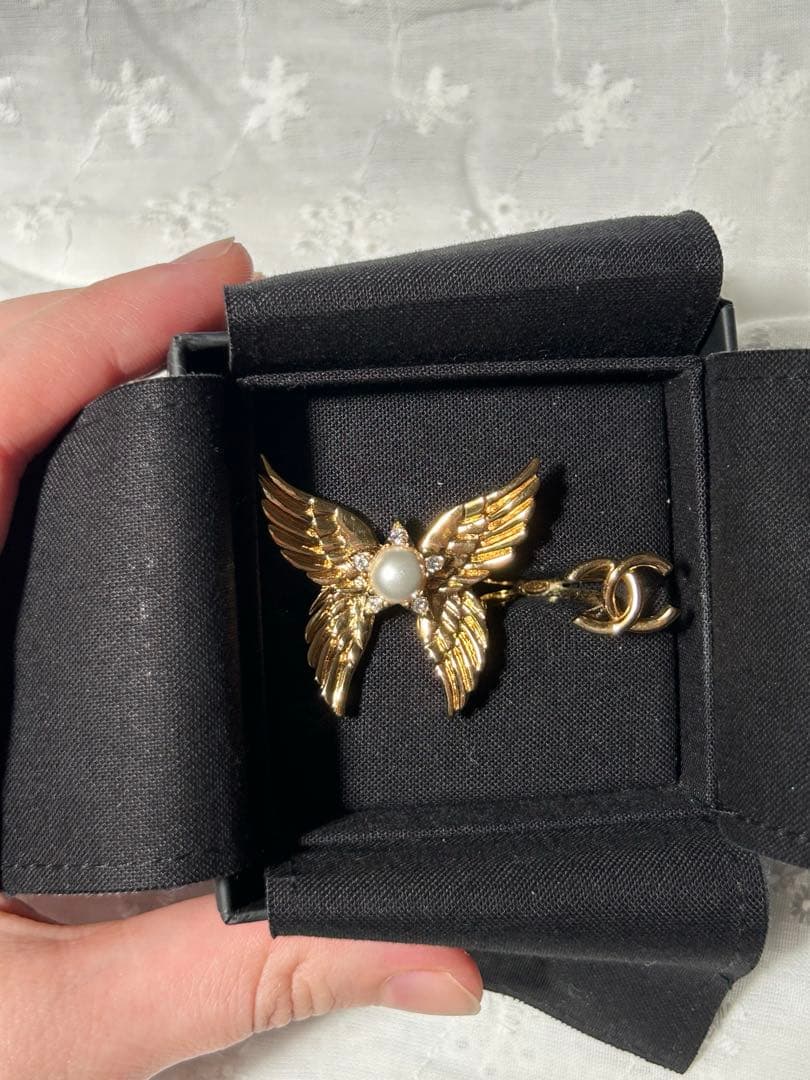 シャネル バタフライ リング ココモチーフ ゴールド 2024