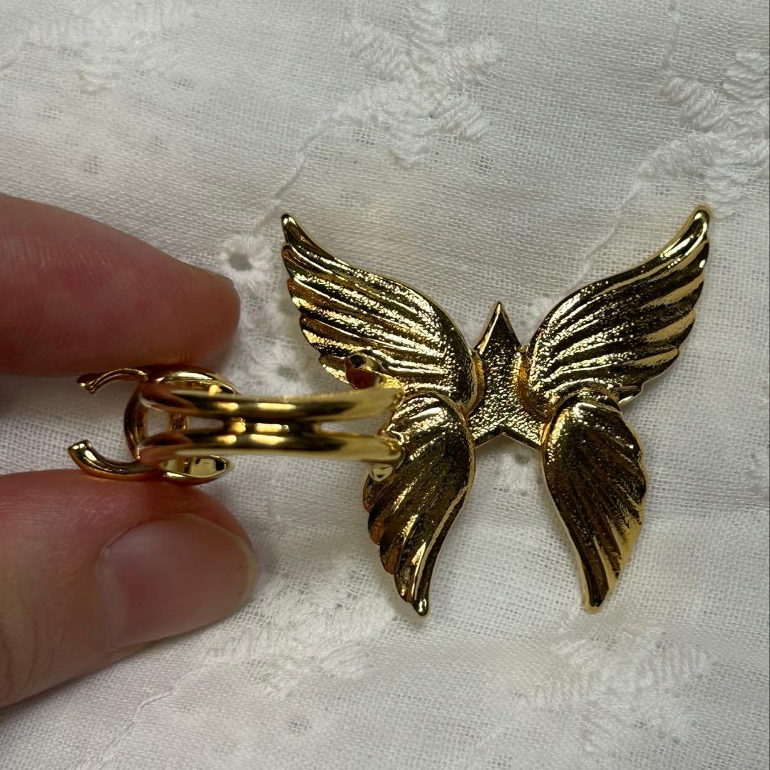 シャネル バタフライ リング ココモチーフ ゴールド 2024