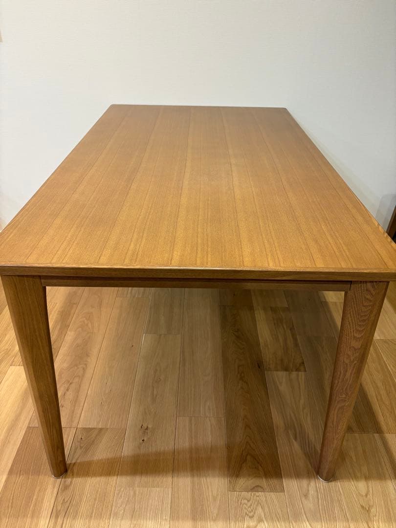 (引取り限定)木製(タモ)ダイニングテーブルセット お渡し12/19まで