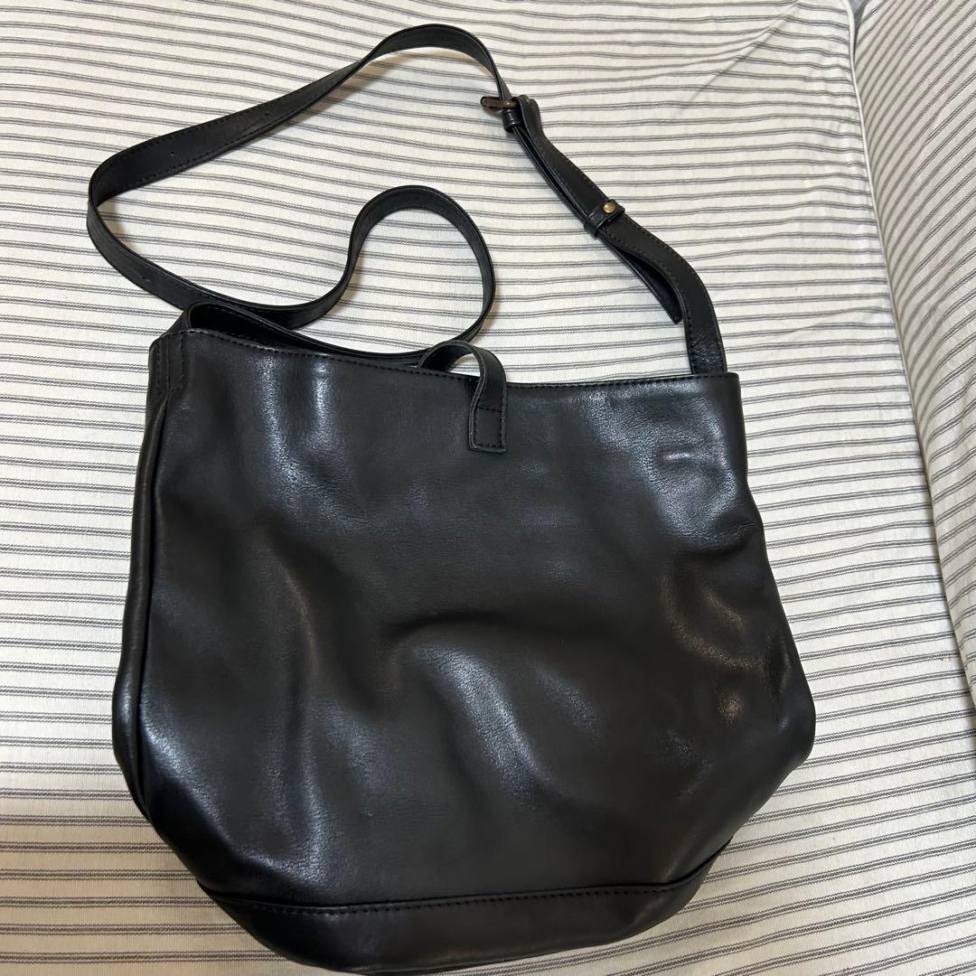 rinori リノリ 長財布が入る バケツバッグ ショルダーバッグ 本革