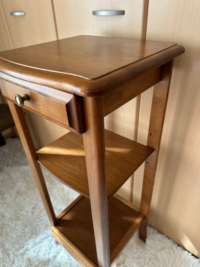 【コンソール】曙工芸製作所　サイドテーブル　花台　飾り台　収納棚　電話台