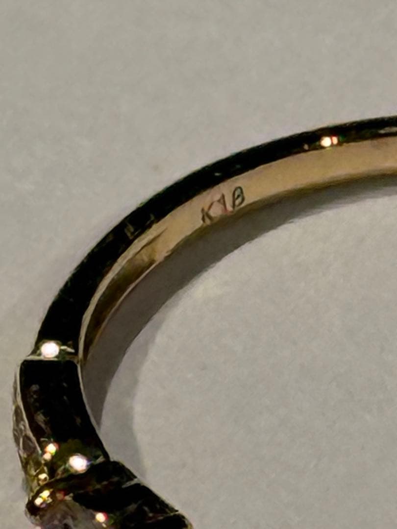 K18ダイヤ（HC）リング　12号