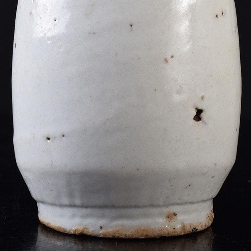 朝鮮美術　李朝　高麗白磁　徳利　D　R8378