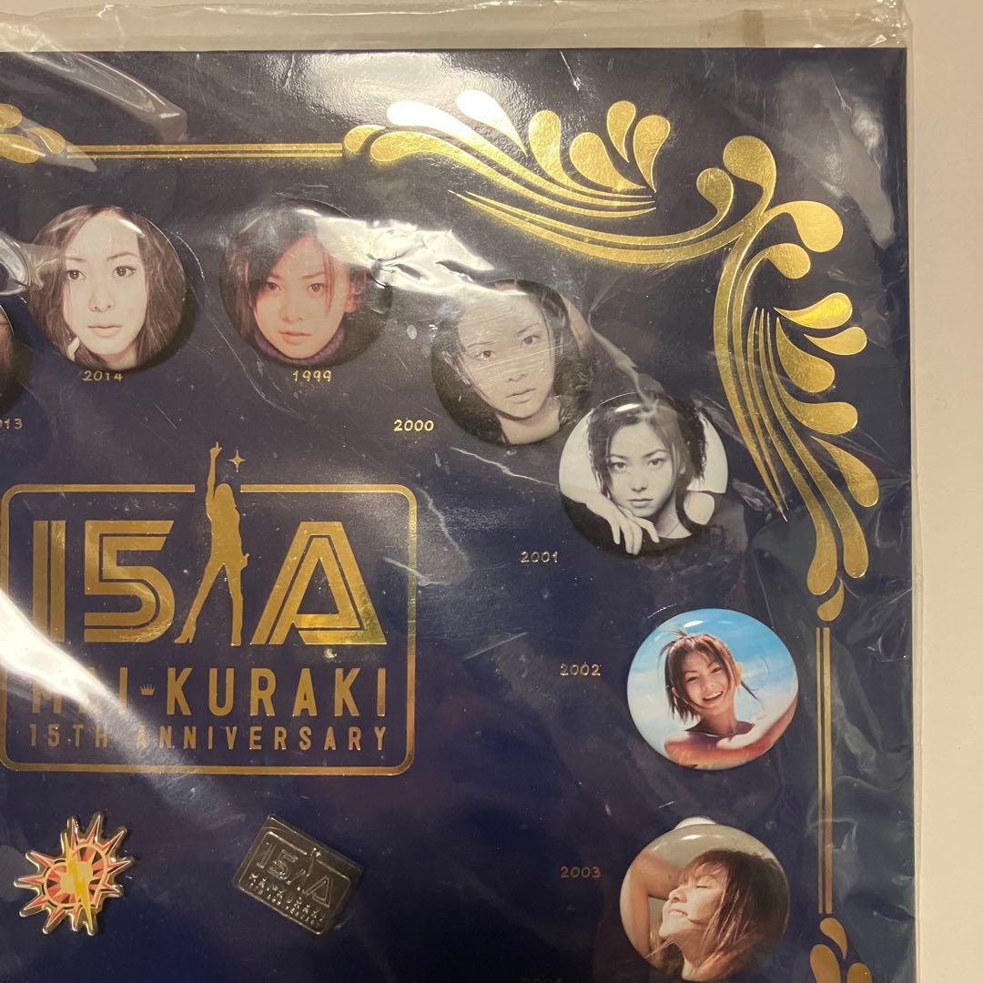 ピンバッジ&缶バッジ$倉木麻衣 一期一会Premium武道館 歴代ジャケット写真