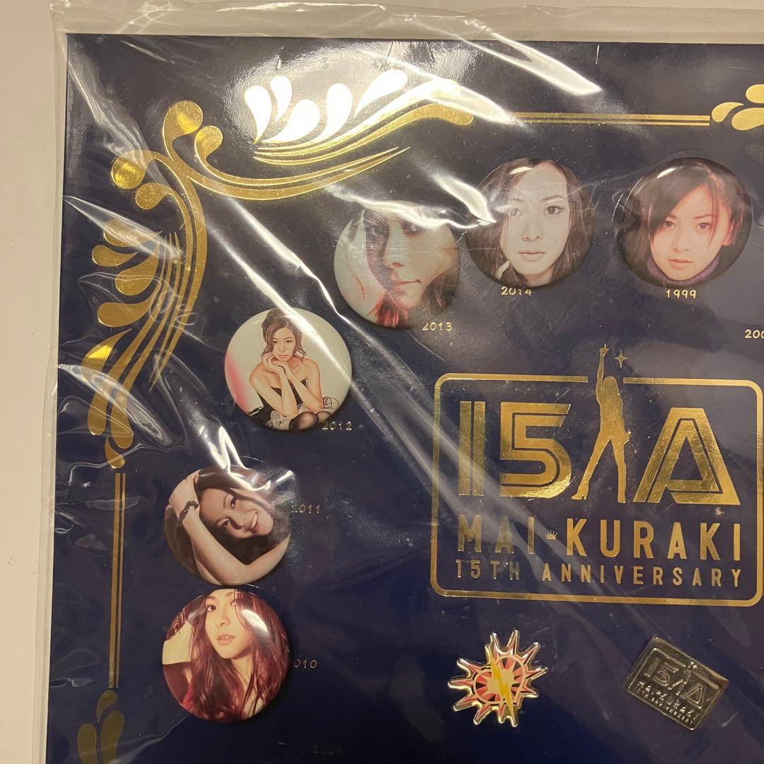 ピンバッジ&缶バッジ$倉木麻衣 一期一会Premium武道館 歴代ジャケット写真