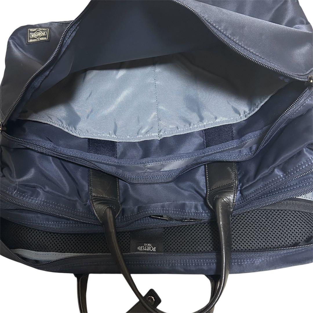 PORTER ¥94,600 TIME 3WAY BRIEFCASE ネイビー