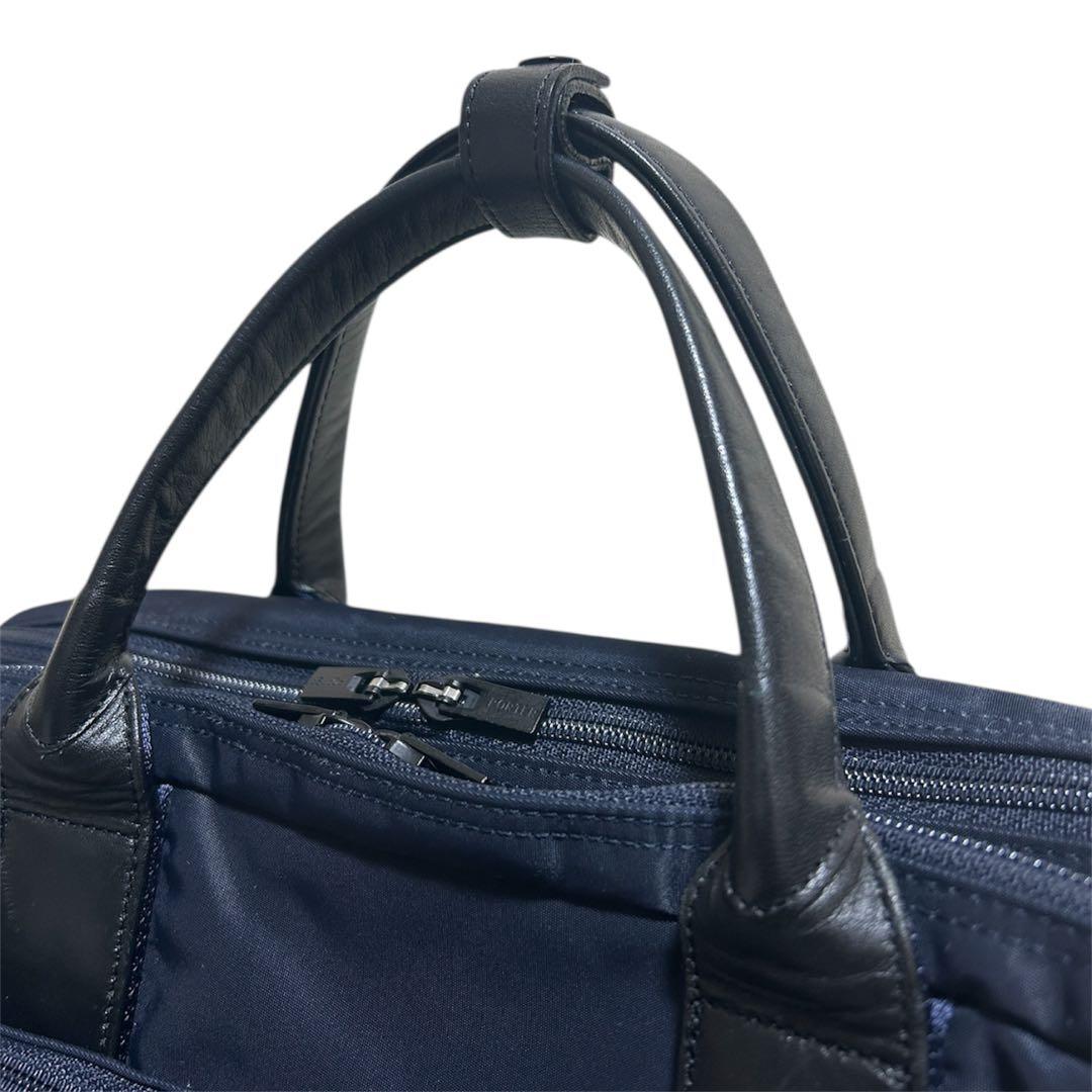 PORTER ¥94,600 TIME 3WAY BRIEFCASE ネイビー