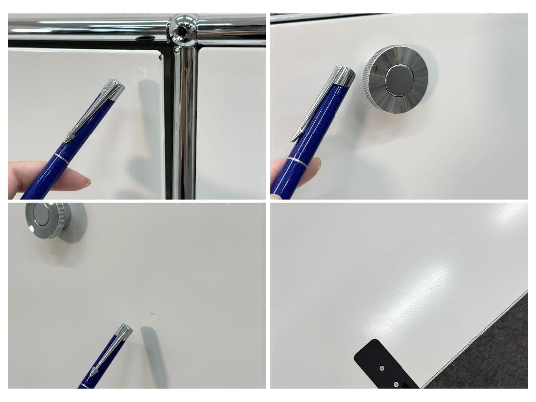 正規品■USM/ハラー■キャビネット　2列2段　白　鍵なし　サイドボード　収納