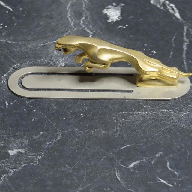 ジャガーJaguarペーパーウェイト置小物雑貨インテリアアンティークヴィンテージ
