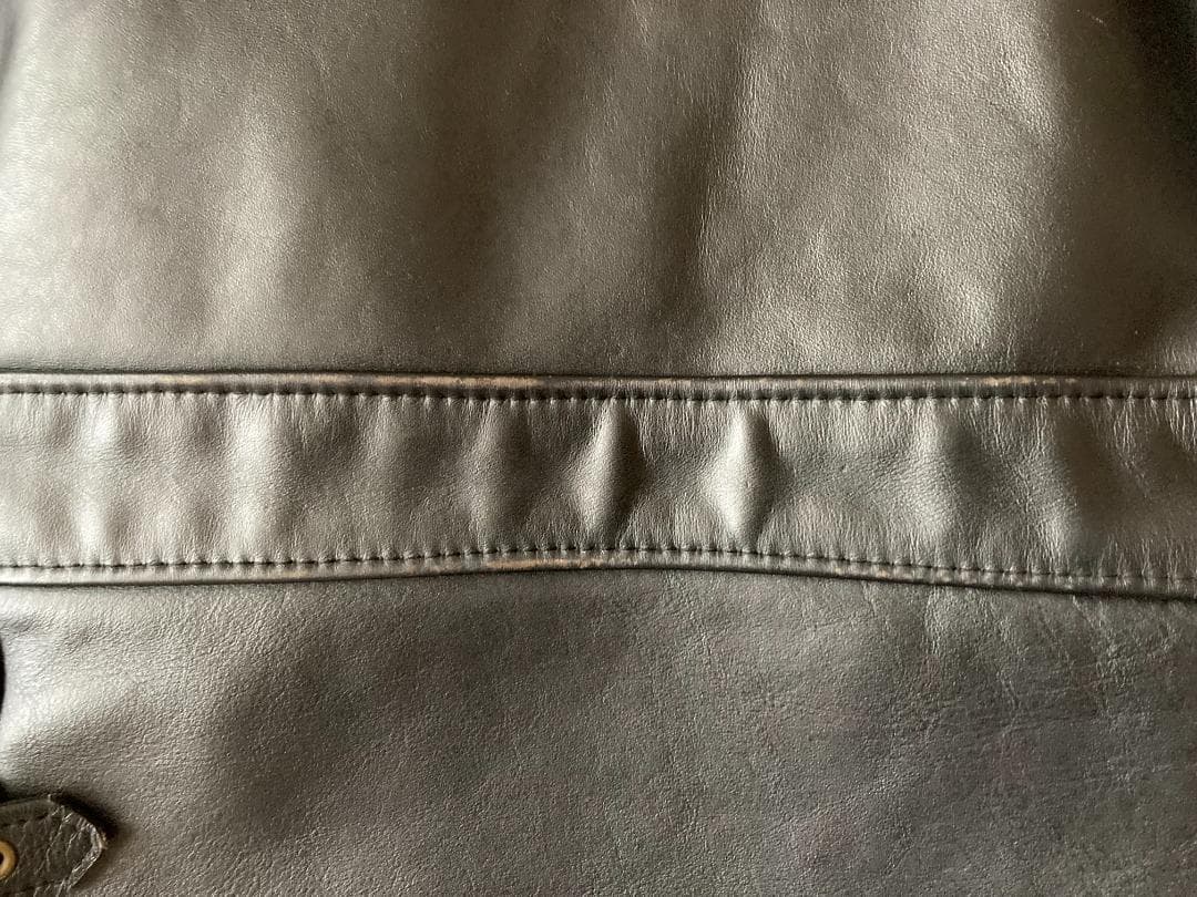 【米国製】Schott レザー ライダースジャケット 黒 36 牛革