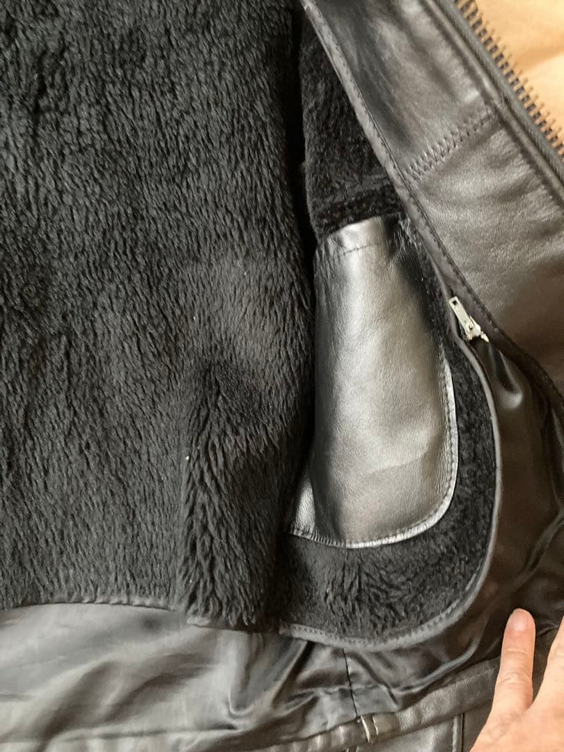 【米国製】Schott レザー ライダースジャケット 黒 36 牛革