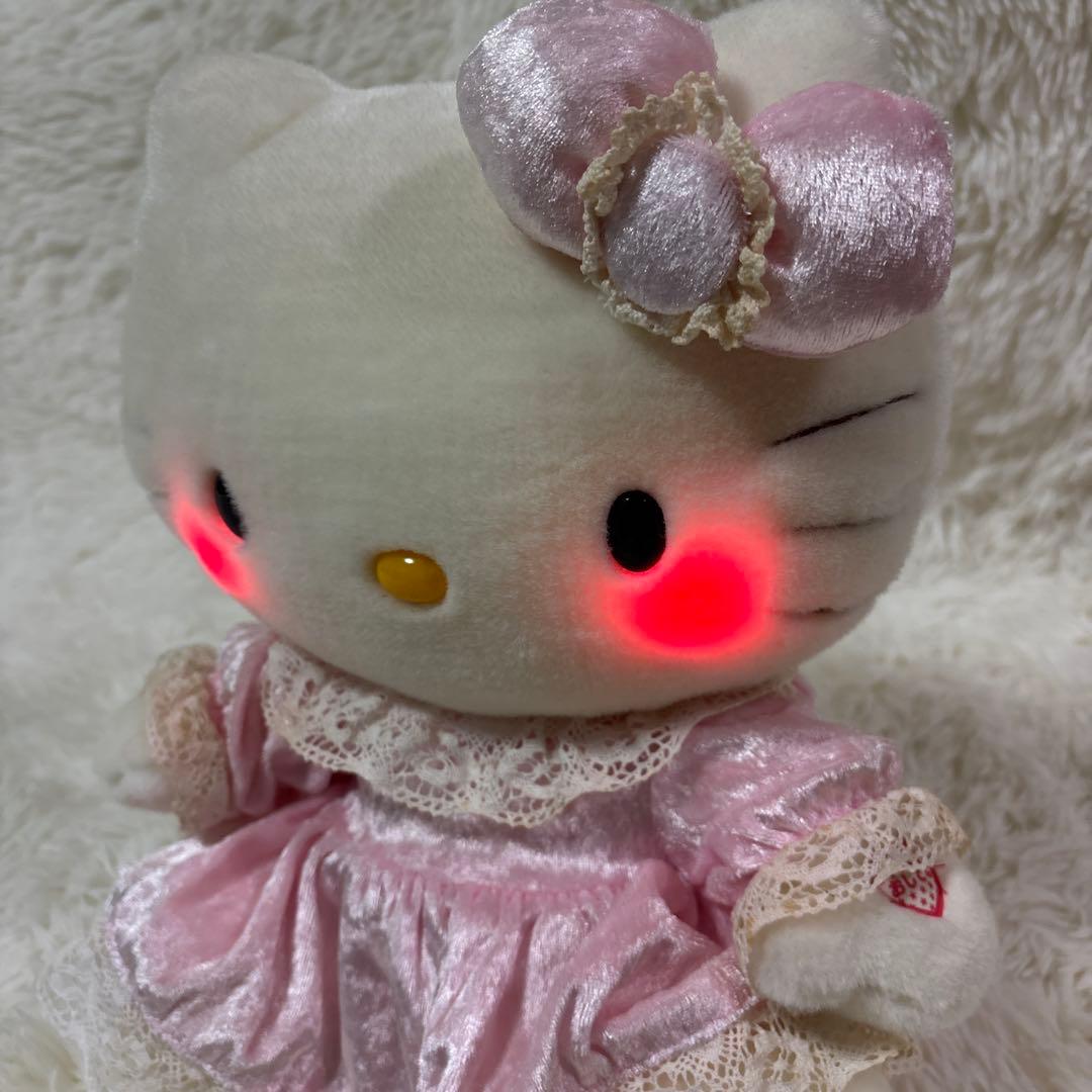 ビンテージ　ハローキティ ぬいぐるみ ピンクドレス 約30cm　メロディ
