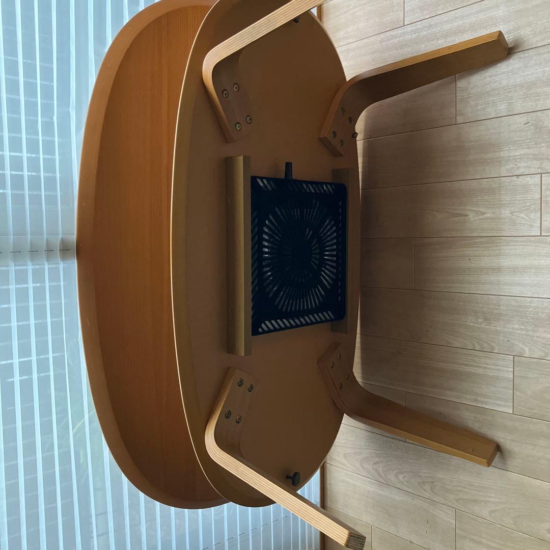 無印良品　楕円形コタツ