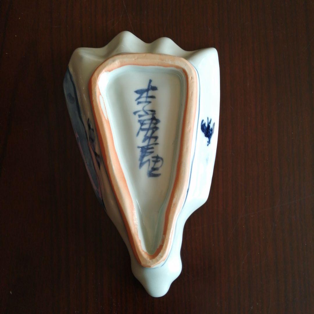 水墨画家　李庚　染付皿・蕎麦猪口7個まとめ売り