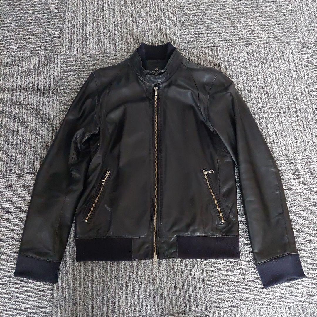 BEAUTY&YOUTH シングルライダース レザージャケット Mサイズ