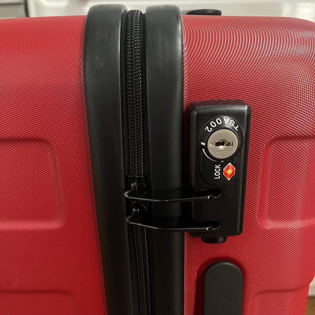 無印良品 キャリーケース スーツケース 36Lくらい 赤 機内持ち込みサイズ