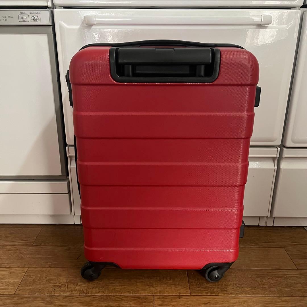 無印良品 キャリーケース スーツケース 36Lくらい 赤 機内持ち込みサイズ