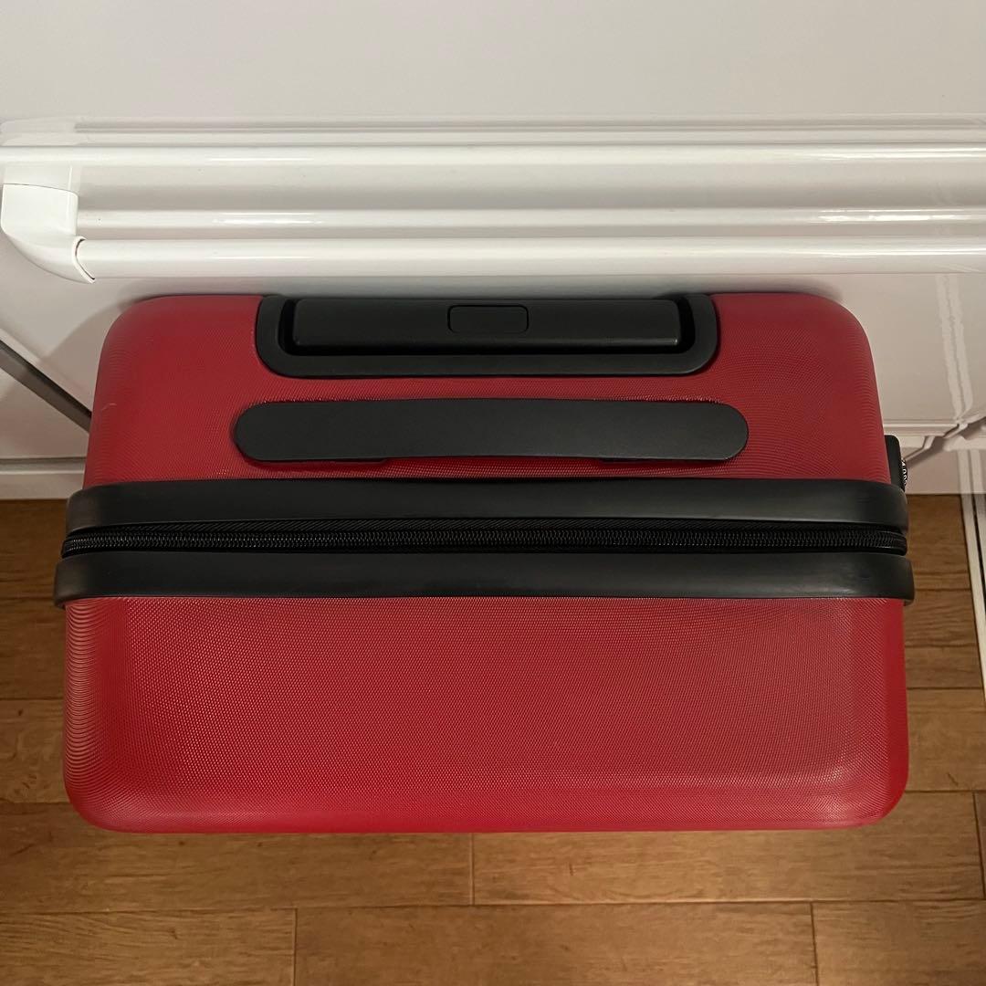 無印良品 キャリーケース スーツケース 36Lくらい 赤 機内持ち込みサイズ