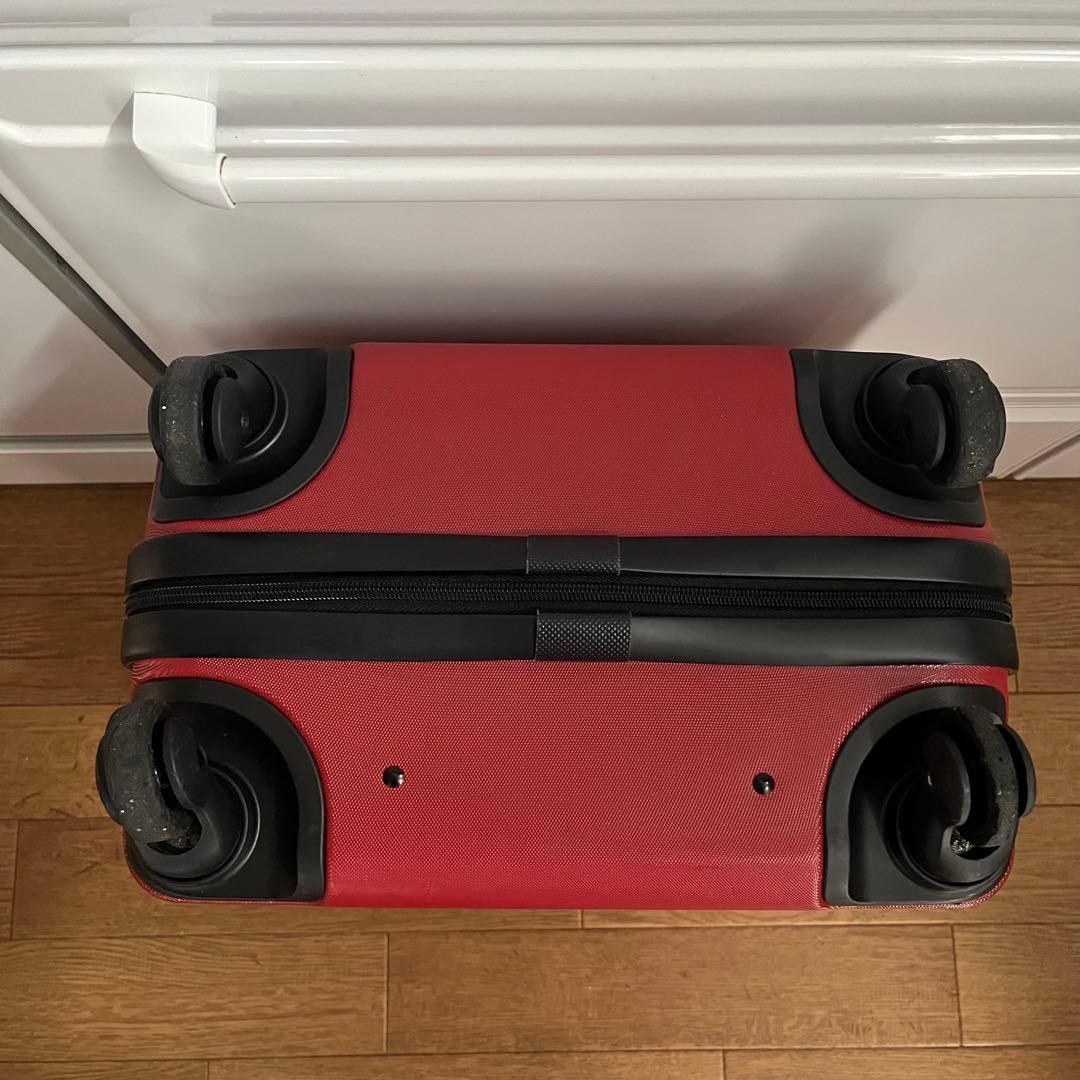 無印良品 キャリーケース スーツケース 36Lくらい 赤 機内持ち込みサイズ