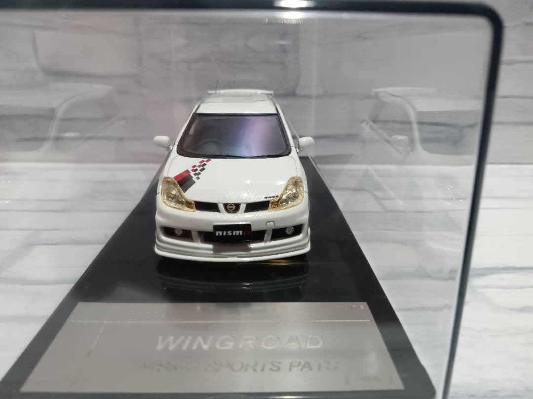 1/43 Wits　日産　ウイングロード　ニスモ　ミニカー　ホワイト