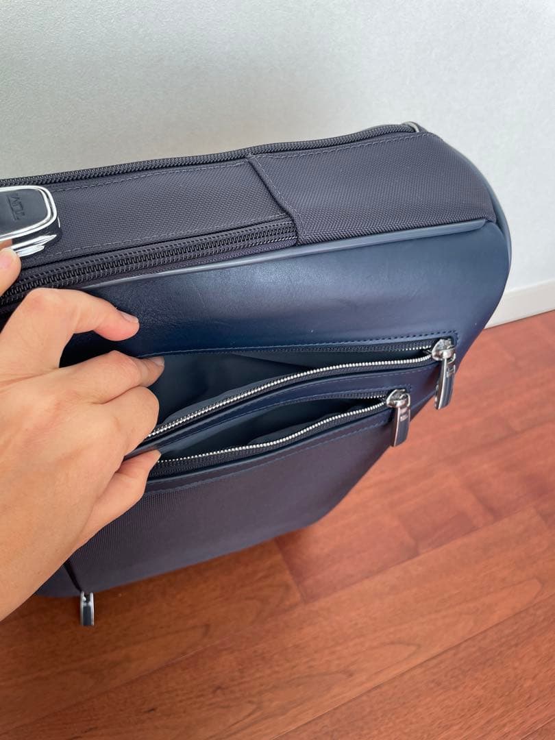 [新品タグ付]Tumi ビジネスバッグ ネイビーメンズ