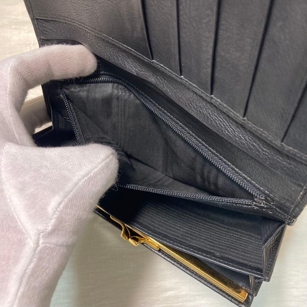 早い者勝ち　美品　GUCCI グッチ　二つ折り　長財布　黒　箱付き　ホースシュー