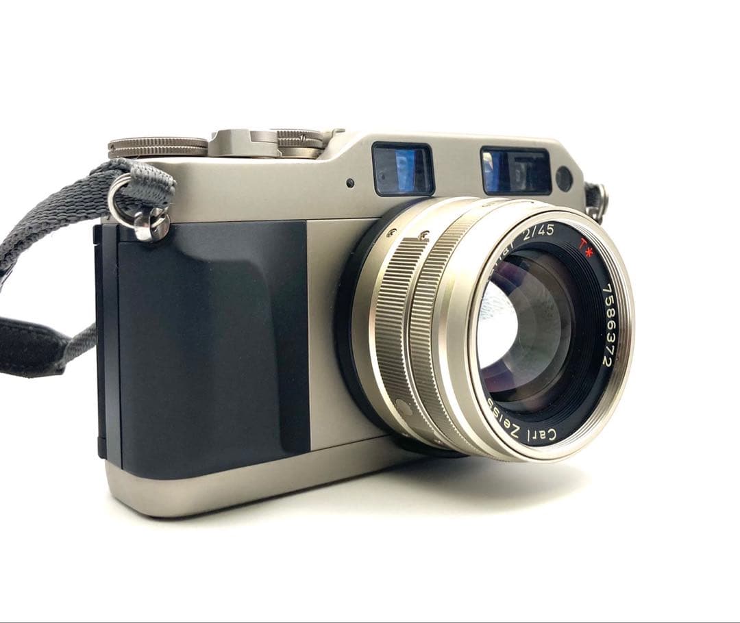 【完動品 外観美品】CONTAX G1 Planar 2/35 T* 取説あり