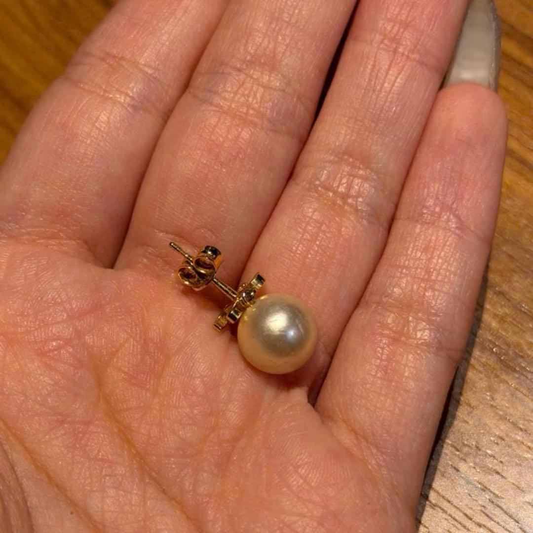 CELINE ピアス ゴールドフィニッシュ 真珠