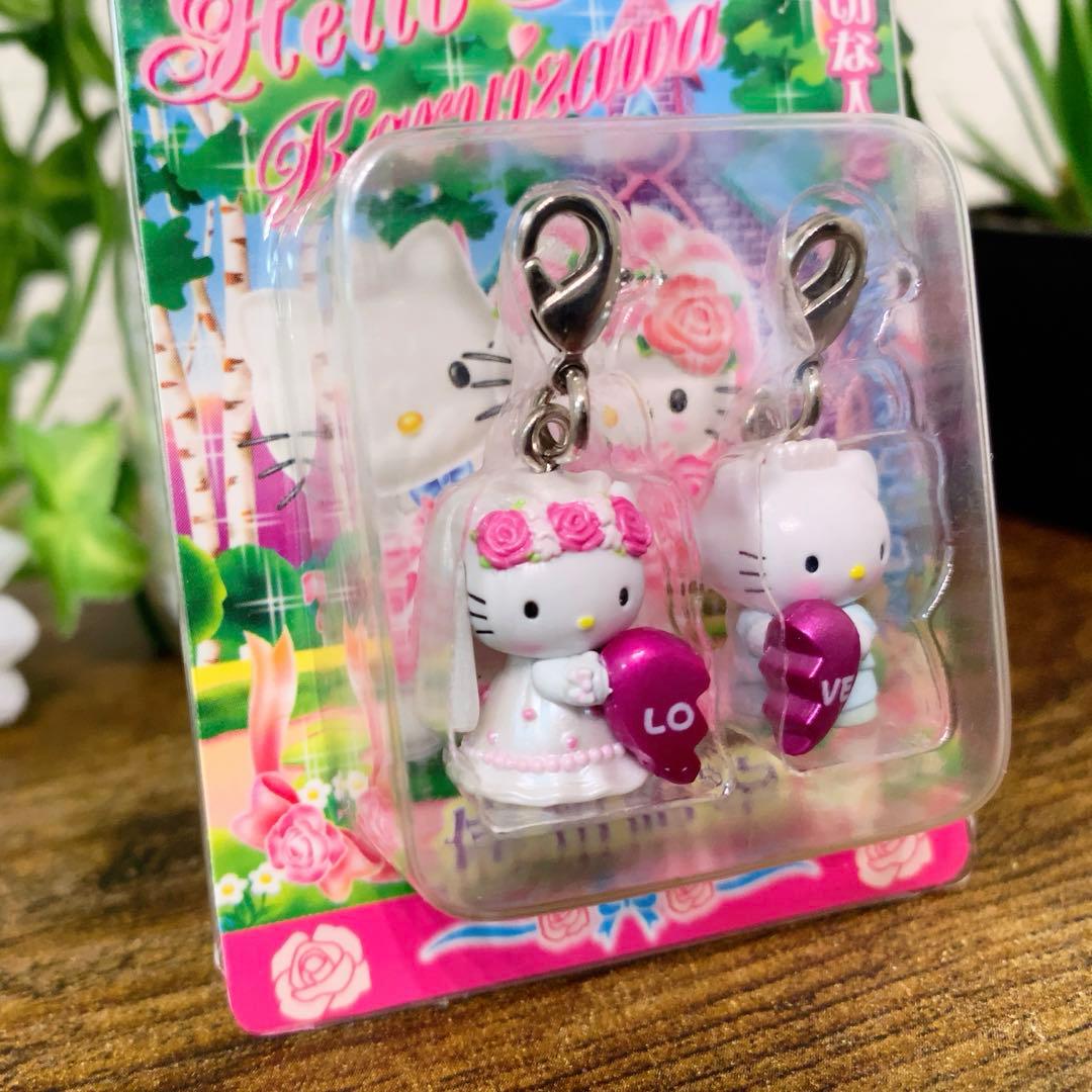 ご当地キティ　キティ＆ダニエル　信州限定　軽井沢ウエディングファスナーマスコット