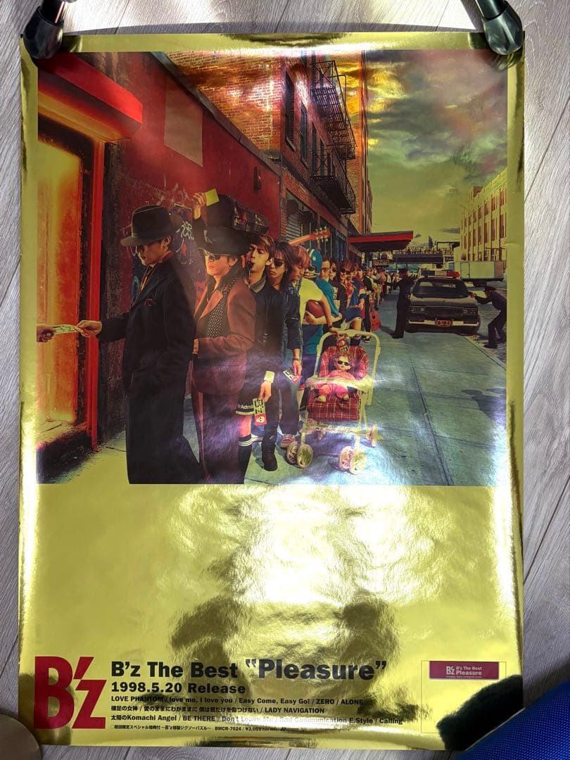 B'z Bestアルバム他　ポスター5枚セット