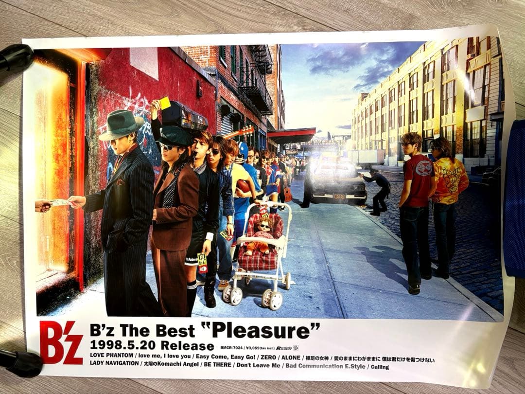 B'z Bestアルバム他　ポスター5枚セット