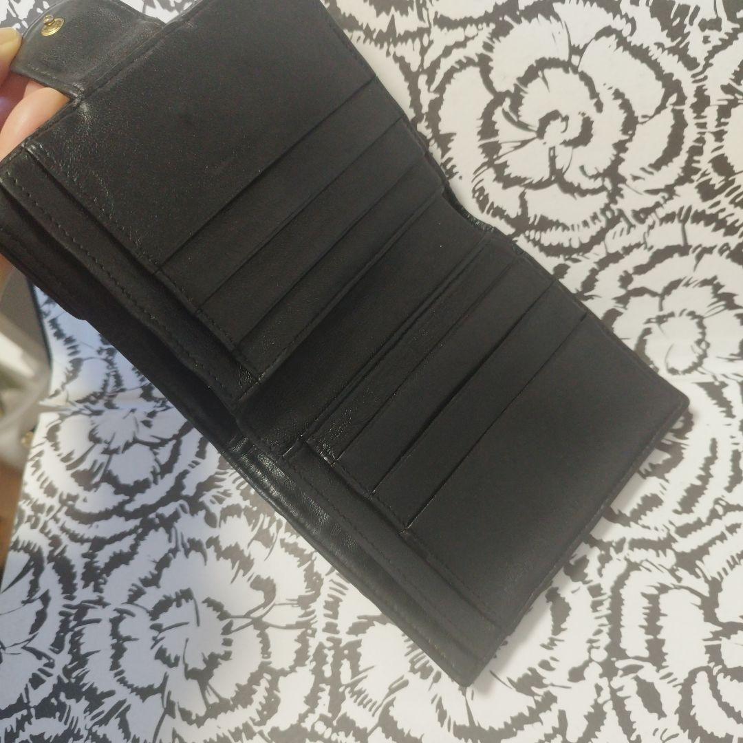 シャネルマトラッセピコローレ　ダブルホック折り財布♥