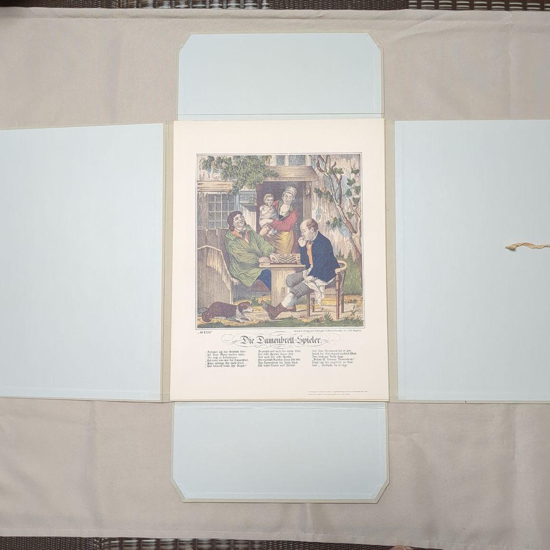 復刻　ほるぷ出版　ミュンヘン1枚絵　25枚　 白い額縁　 解説書　布張りケース